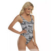 Australian Newspaper Black & White Swimsuit up to 3 XL (FWS)