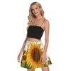 Sunflowers Mini Skater Skirt up to 3 XL