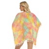 Candy Floss Square Fringed Shawl up to 2 XL (FWS) 3