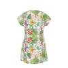 Hawaiian Green Short Sleeve Dress up to 4 XL (FWS)