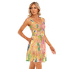 Hawaiian Gold Tank Vest Dress with Pockets up to 5 XL (FWS)