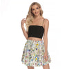 Wildflowers Cottage Garden Women's Mini Skater Skirt (FWS)