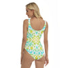 Yellow Aqua Spots Bathing Suit up to 3 XL (FWS)