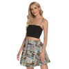 Australian Newspaper Colour Mini Skater Skirt No Pockets up to 3 XL (FWS)