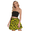 Lemon Leopard Mini Skirt No Pockets up to 3 XL (FWS)