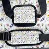 Wildflowers White Multi Function Large Waterproof Bag