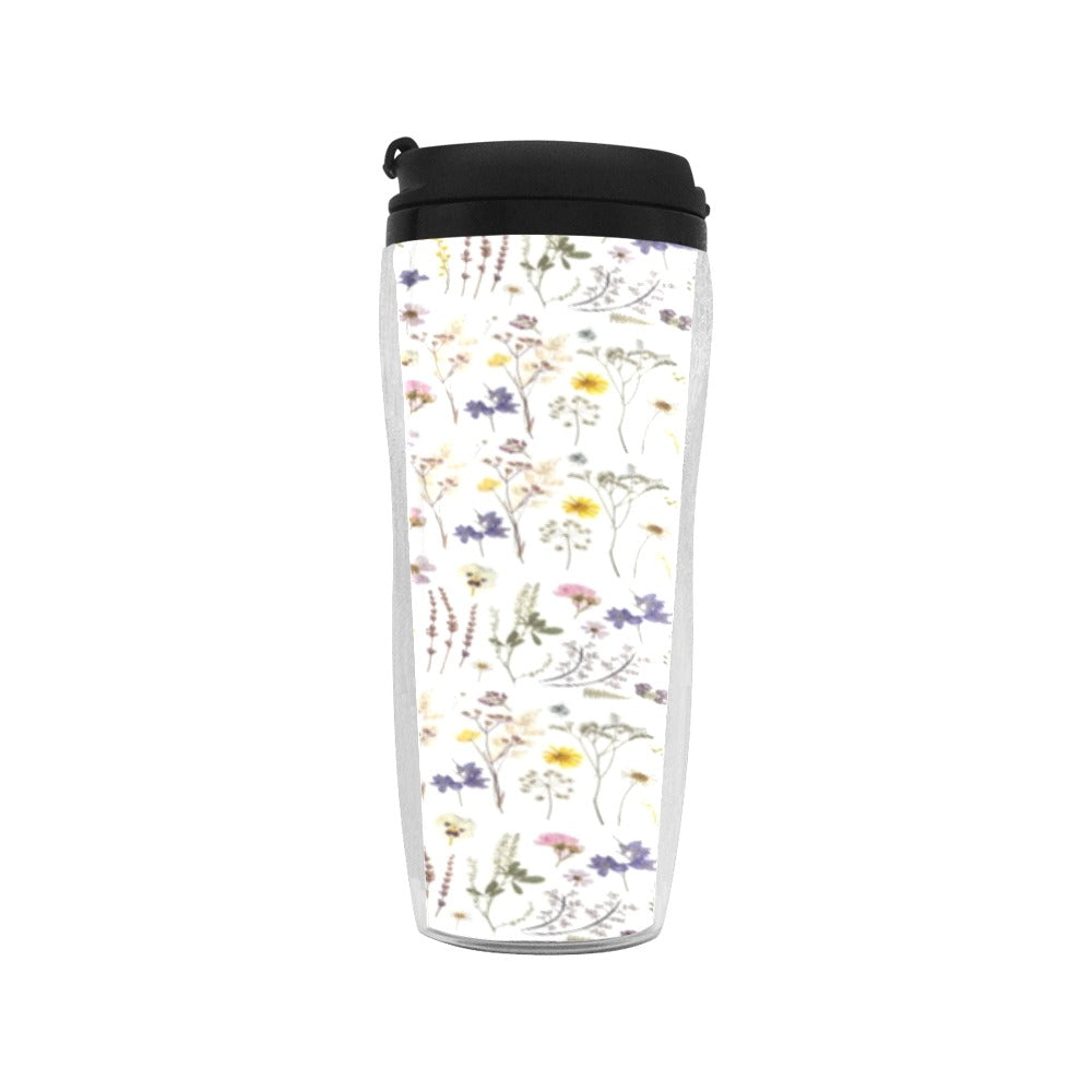 Wildflowers White Reusable Cup