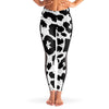 Big Leopard Mesh Panel Side Pockets Leggings (FWS)