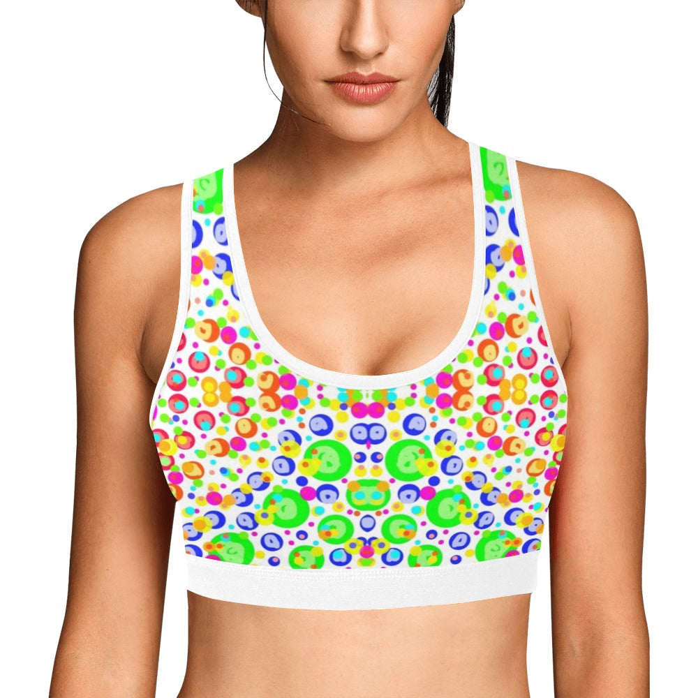 Colour Bubbles Sports Top up to 3 XL