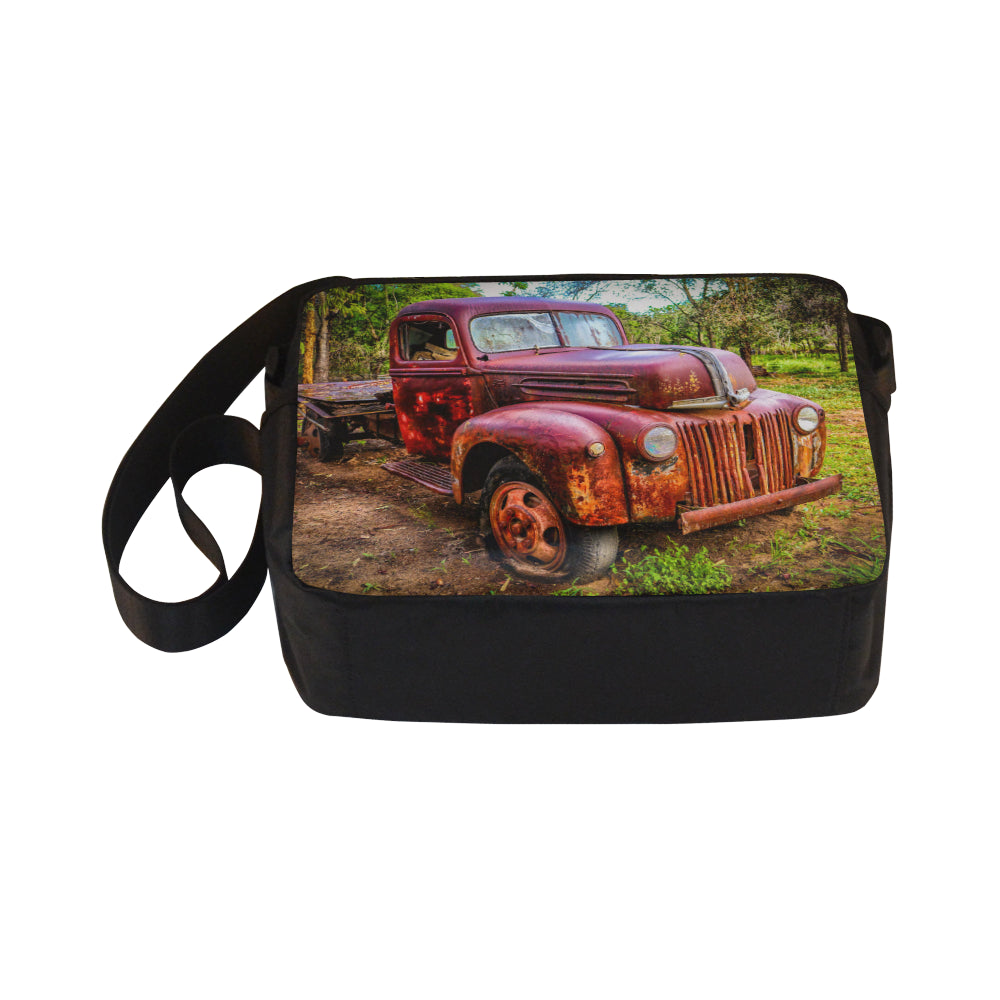 Vintage Rusty Truck Cross-Body Shoulder Bag