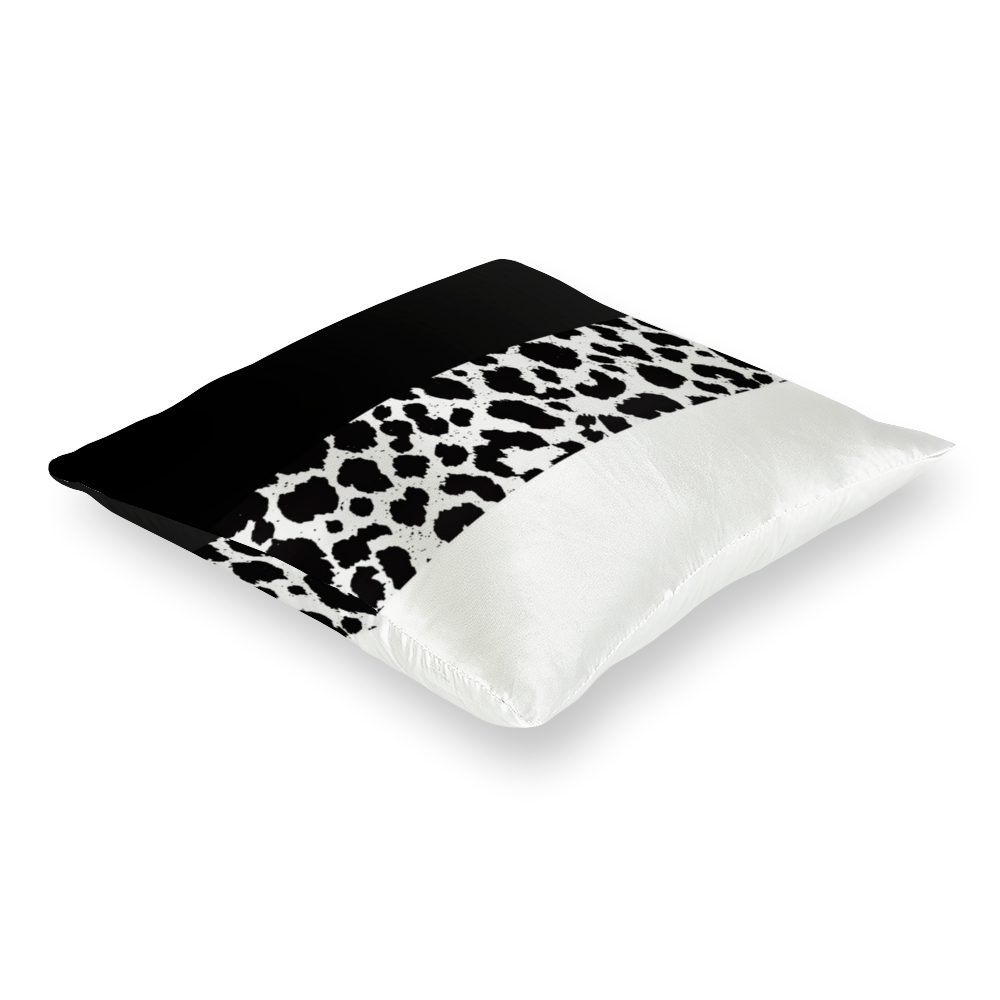 Black & White Leopard Stripes Multisize Zip Cushion Cover (FWS)