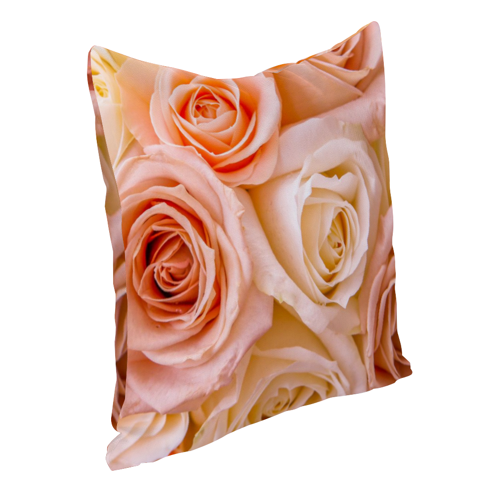 Pinky Roses Multisize Zip Cushion Cover (FWS)