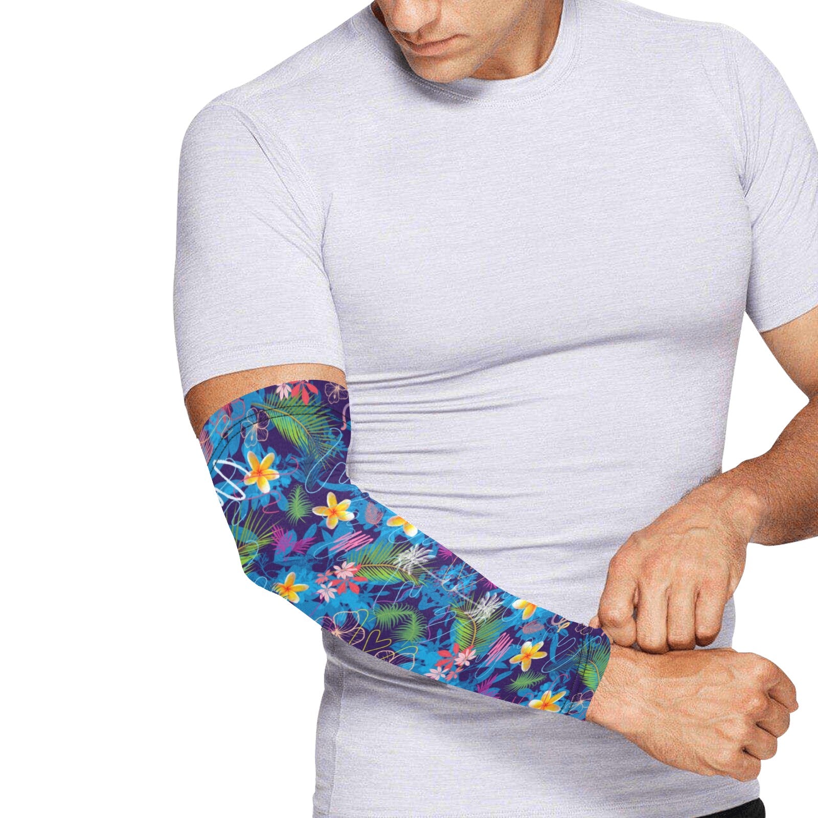 Hawaiian Blue Weather Protection Arm Sleeves (FWS)