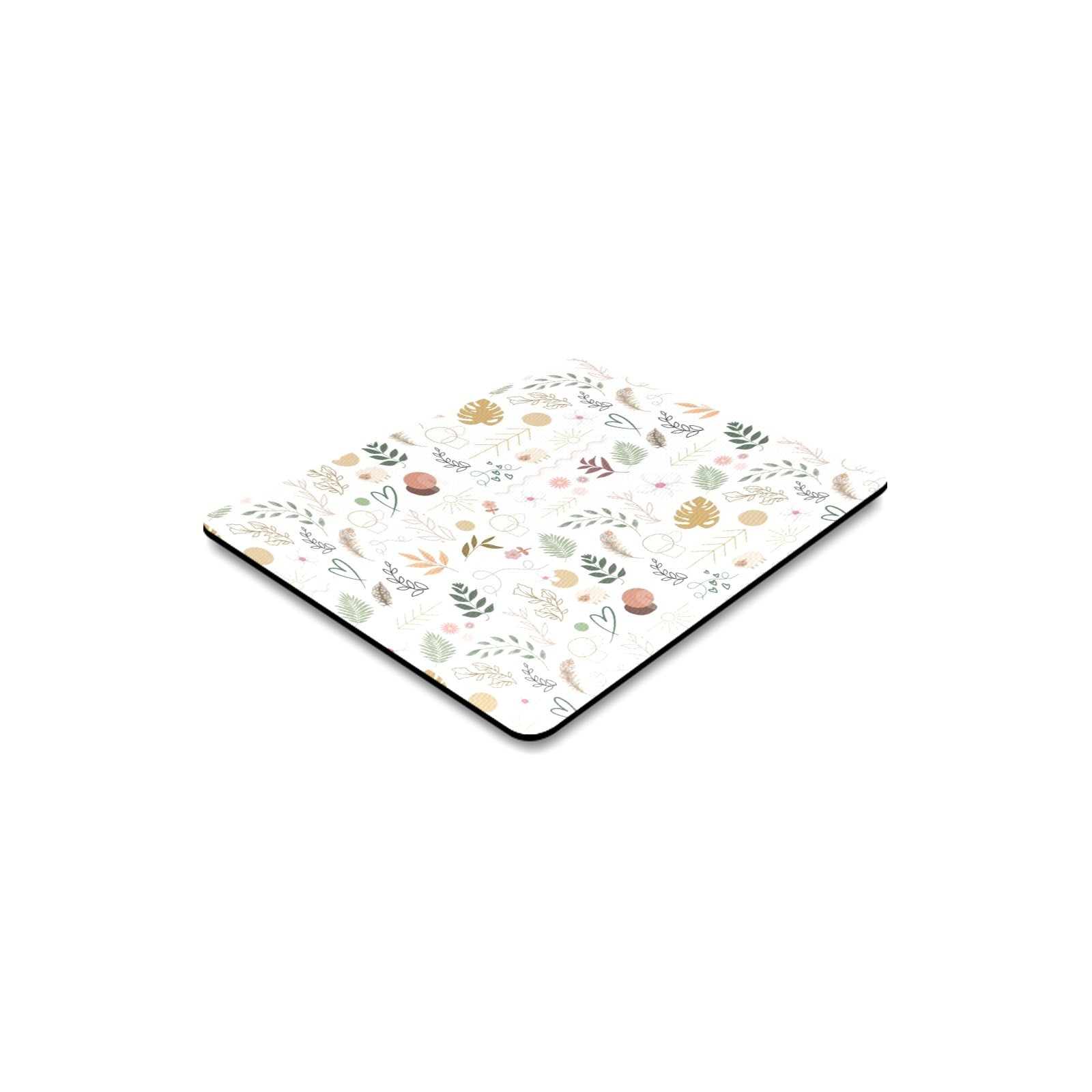 Boho White Rectangle Mousepad (Made In Australia)