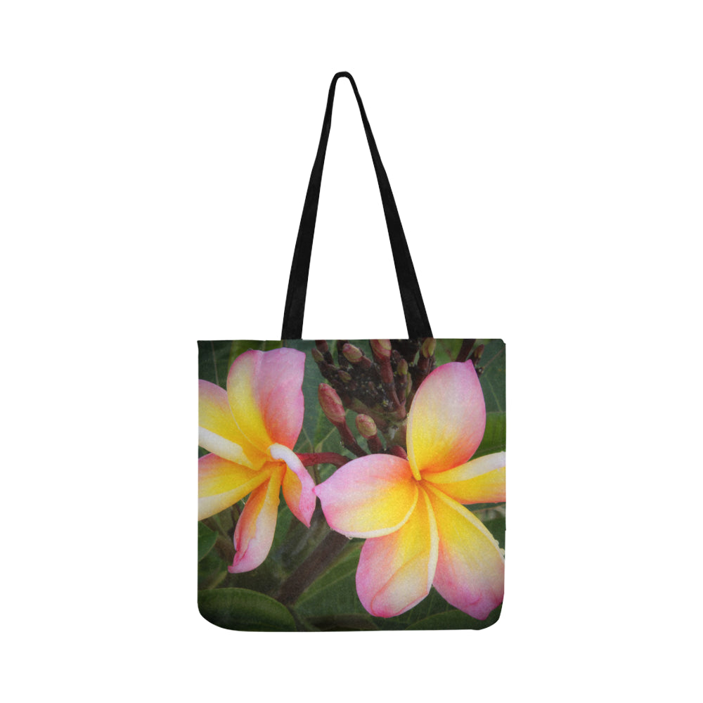 Tri Colour Frangipani 02 Tote Bag (Worldwide Shipping)