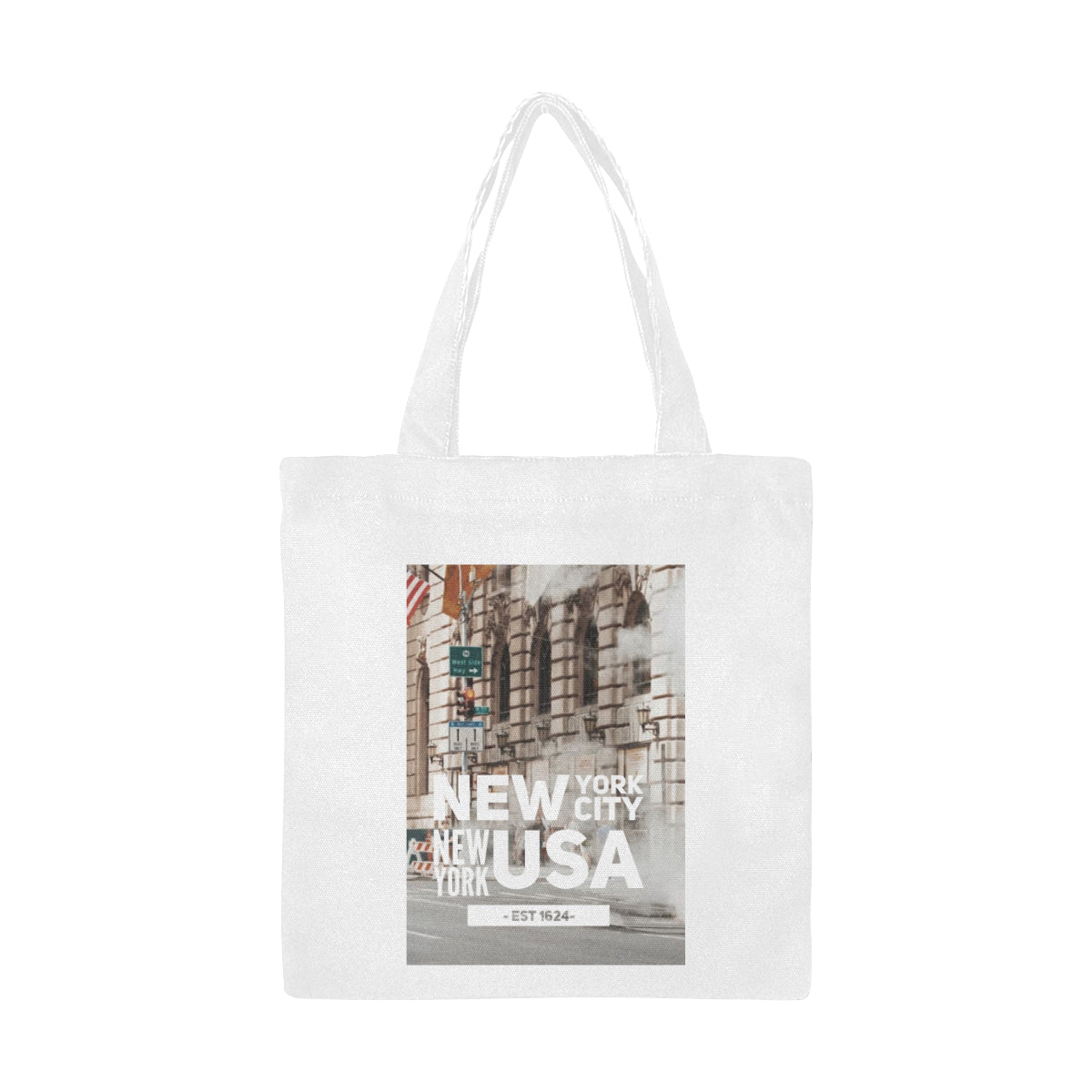 New York Large Cotton Canvas Tote Bag (Made in Australia)