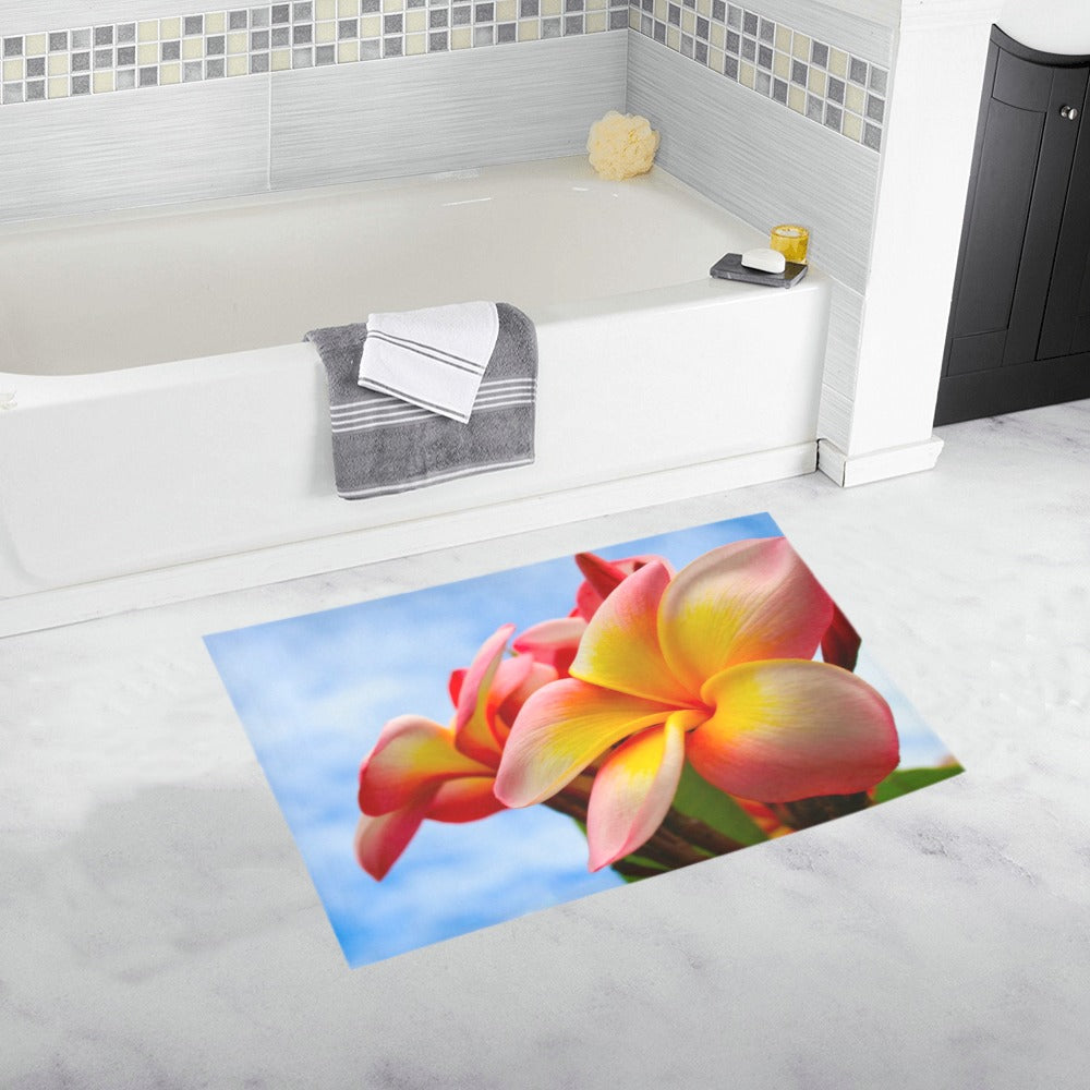 Frangipani Sky Bath Rug 20" x 32" (FWS)