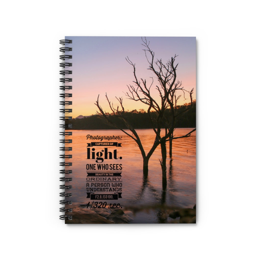 Photographer A5 Lined Spiral Bound Notebook (FWS)