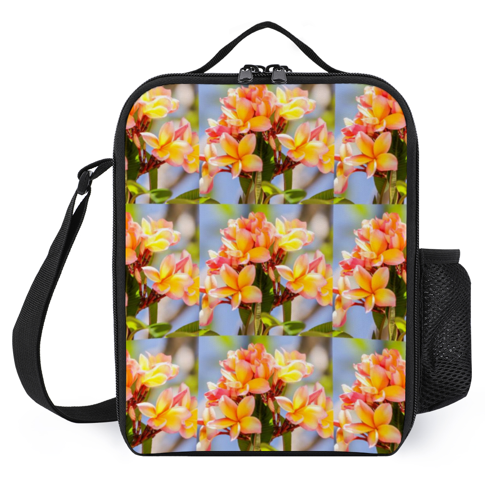 Fresh Frangipanis Small Insulated Lunch Bag