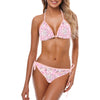 Baby Pink Leopard Plus String Bikini up to 5 XL (FWS)