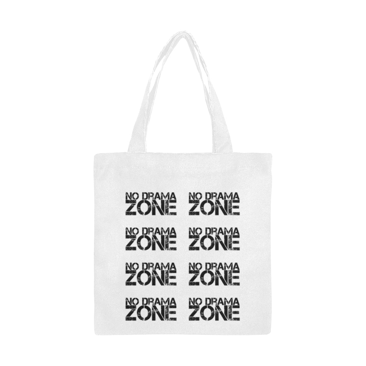 No Drama Zone Cotton Canvas Tote Bag (Made in Australia)