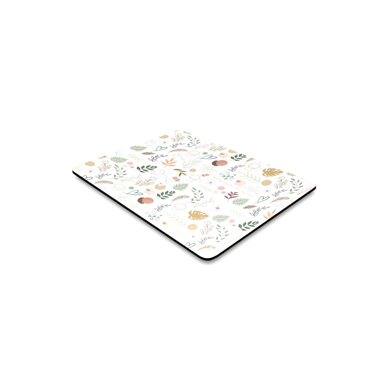 Boho White Rectangle Mousepad (Made In Australia)