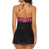 Colourful Leopard Two Piece Tankini (FWS)