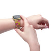 Pink Dahlia Apple iWatch Strap Vegan Leather