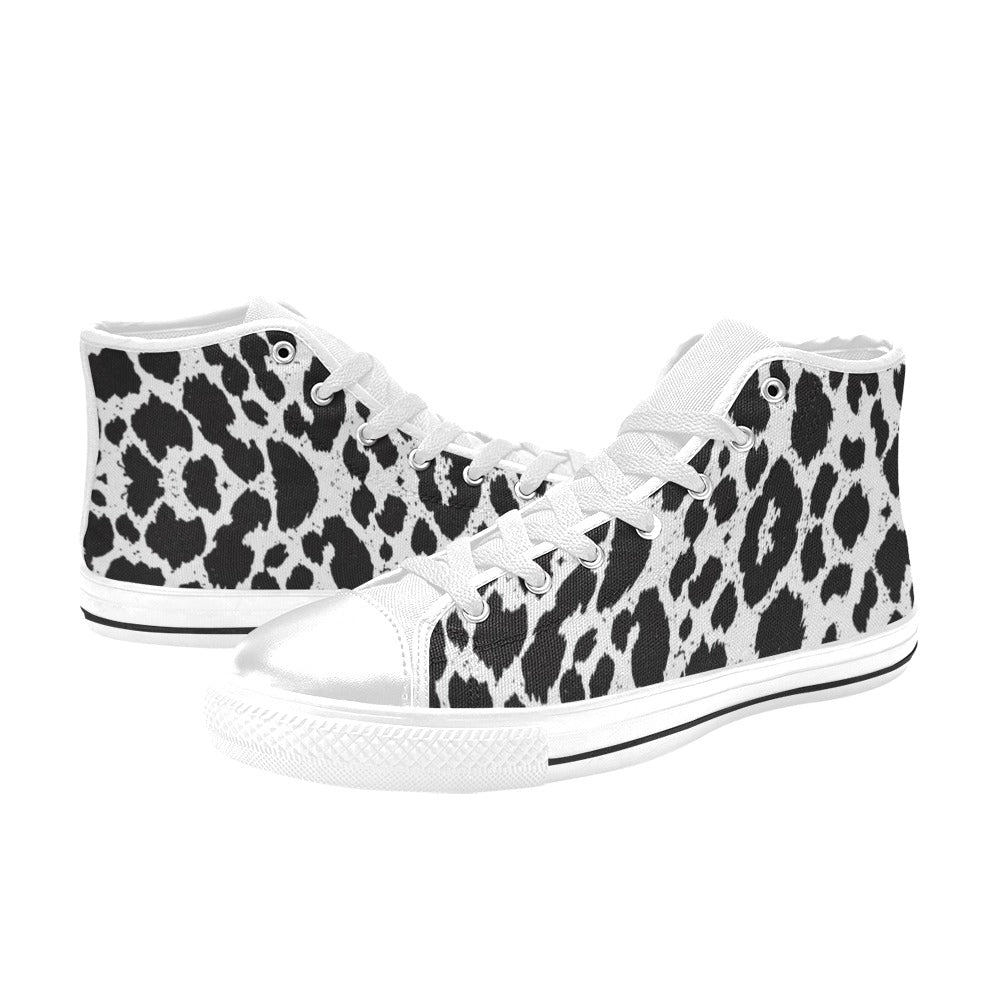 Big Leopard High Top Women's Shoes