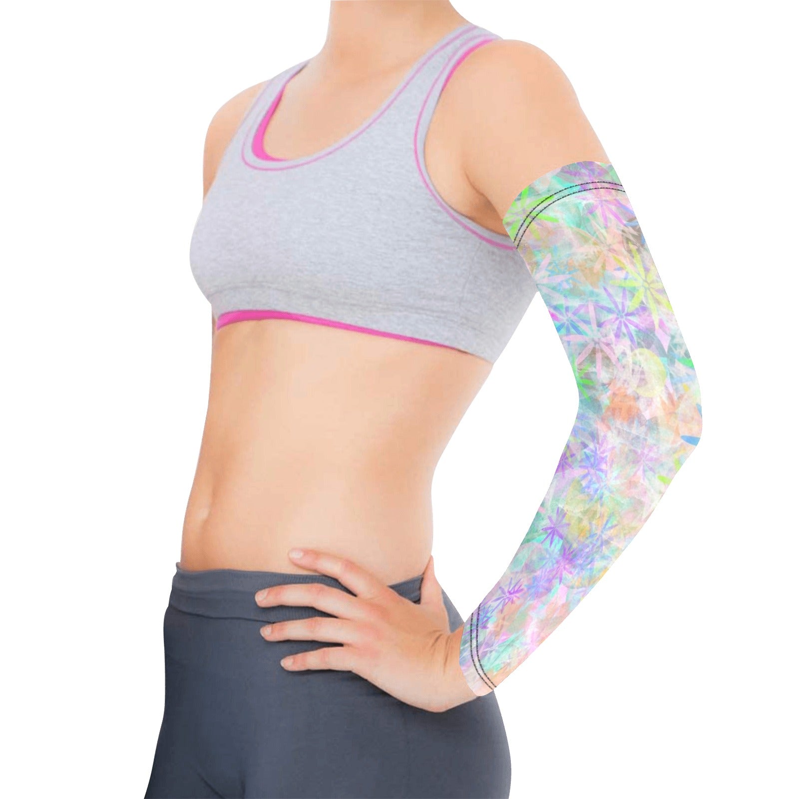 Pastel Jungle Weather Protection Arm Sleeves (FWS)