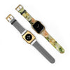 Cream Roses Apple iWatch Replacement Strap Vegan Leather (FWS)