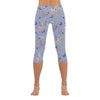 Wildflowers Lilac Capri Leggings up to 5 XL 3