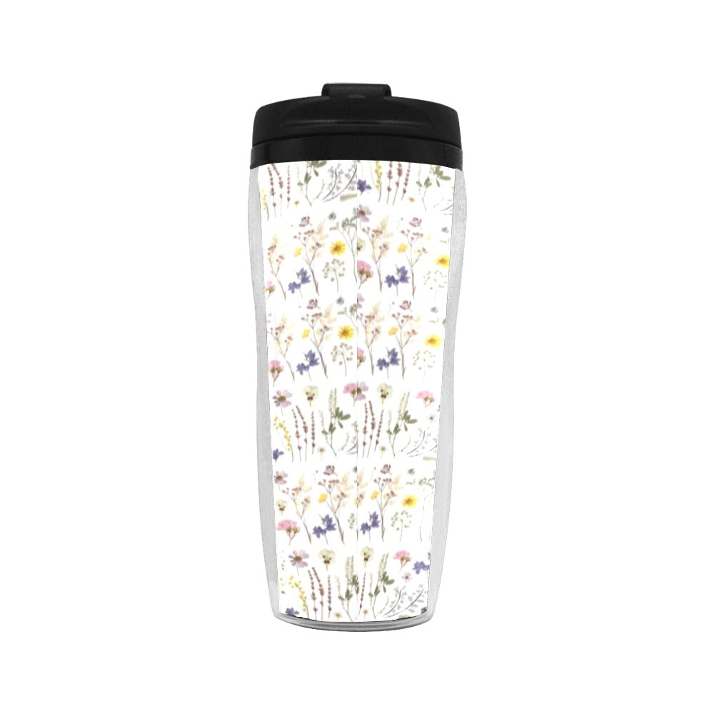 Wildflowers White Reusable Cup