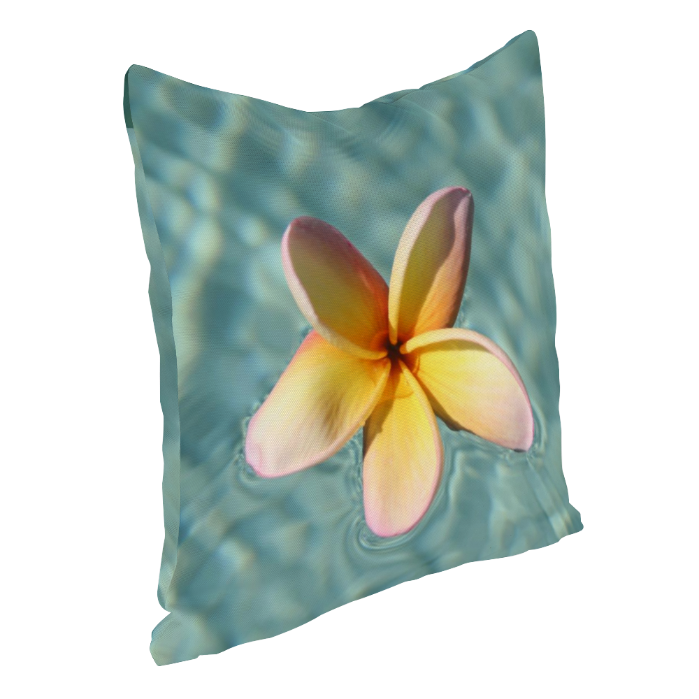 Floating Frangipani Multisize Zip Cushion Cover (FWS)