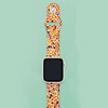 Leopard Fire Apple iWatch Replacement Strap TPU Rubber (FWS)