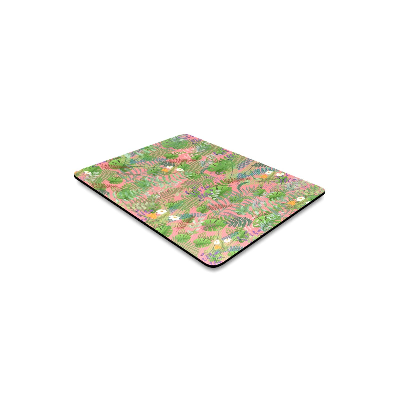 Graphic Jungle Pink Rectangle Mousepad (Made In Australia)