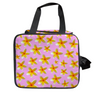 Yellow Frangipanis Pink Multi Function Large Waterproof Bag