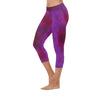 Pink Night Sky Capri Leggings up to 5 XL