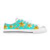 Yellow Frangipanis Aqua Low Rise Shoes up to size 12