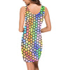 Windswept Rainbows Stained Glass Sleeveless Tank Dress upto 3 XL (FWS)