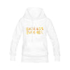 Endless Summer White Hoodie with Front Pocket 3 Basic Sizes