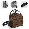 Coffee Beans Insulated Lunch Bag with Handles & Shoulder Strap