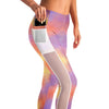 Watercolour 1 Mesh Panel Side Pockets Leggings (FWS)