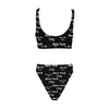 New York City Black Sport Top & High-Waisted Bikini up to 5 XL (FWS)