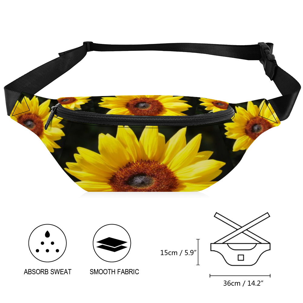 New Sunflower Waist Bag / Bum Bag / Fanny Pack