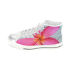 Pink Frangipani High Top Women's Shoes