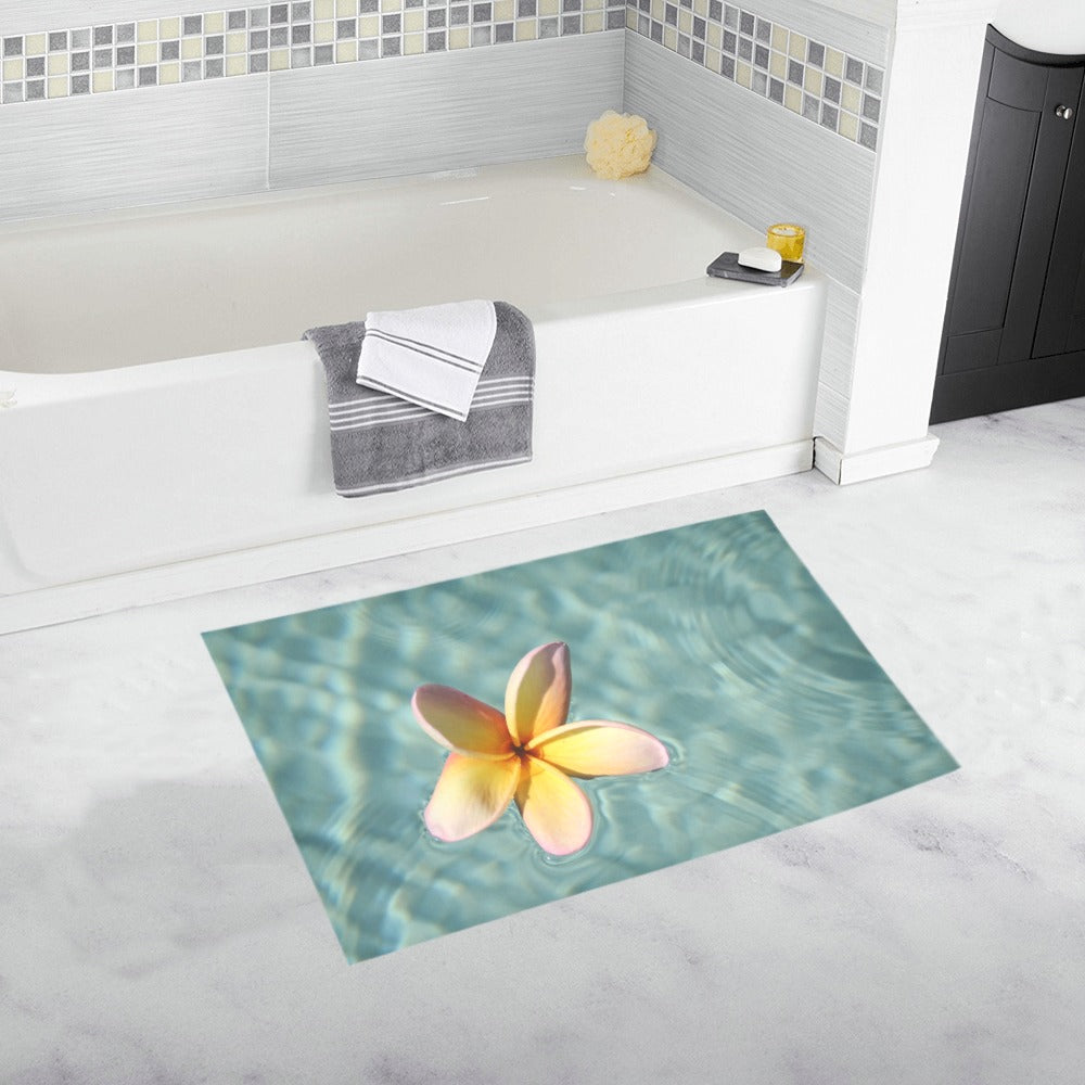 Floating Frangipani Bath Rug 20" x 32" (FWS)