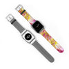 Pink Dahlia Apple iWatch Strap Vegan Leather