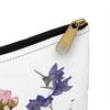 Wildflowers White Accessory Pouch (FWS)