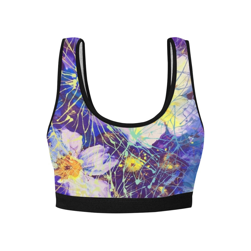 Art Flowers Sports Top up to 3 XL